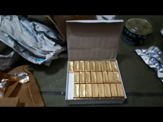 军粮试吃 双十一采购解放军军用金砖巧克力 部队的金砖巧克力永远是那么好吃!